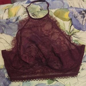 Victoria's Secret Deep Purple Lace Bralette